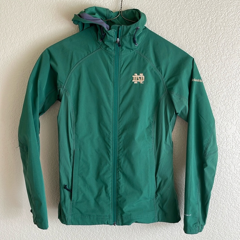 Columbia windbreaker, Notre Dame, Size S